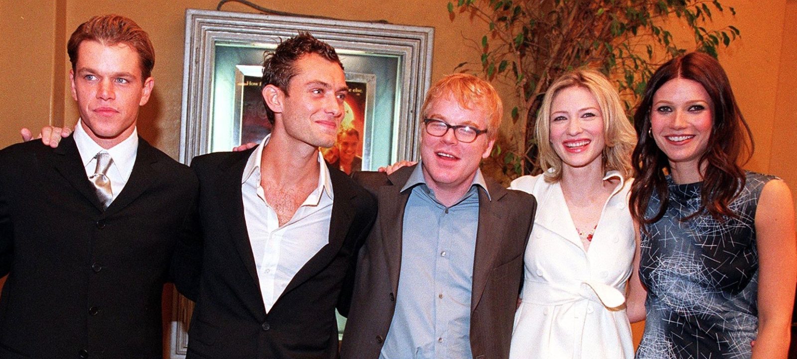 The cast of "The Talented Mr. Ripley" pose at the